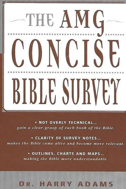 The AMG Concise Bible Survey - Paperback