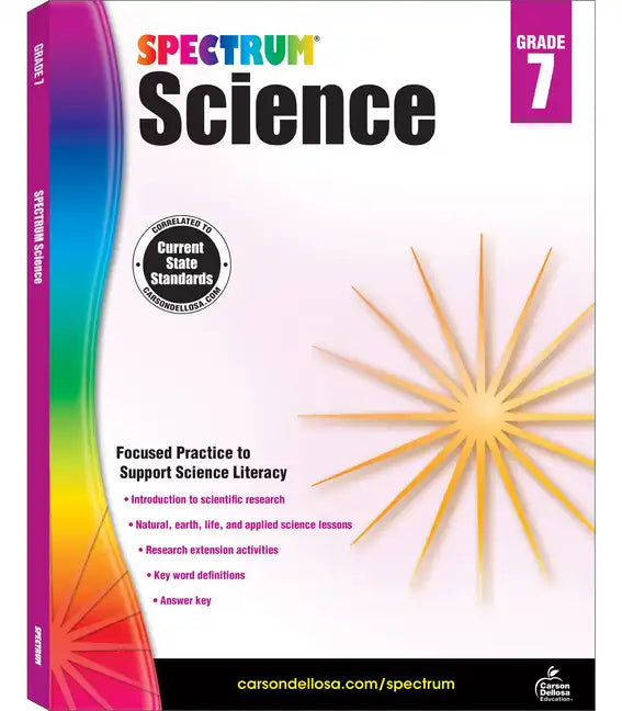 Spectrum Science, Grade 7: Volume 59 - Paperback