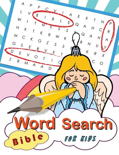 Word Search Bible for Kids: Word Search Books for Kids Ages 6-8 - Paperback