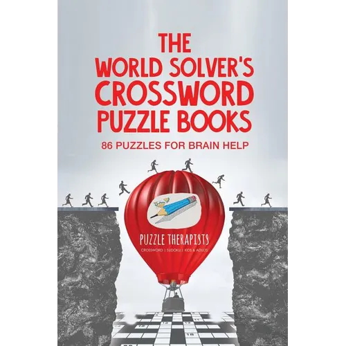 The World Solver's Crossword Puzzle Books 86 Puzzles for Brain Help - Paperback