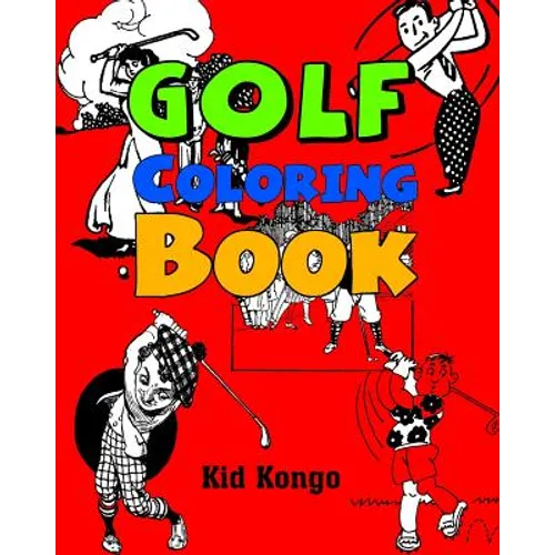 Golf Coloring Book - Paperback