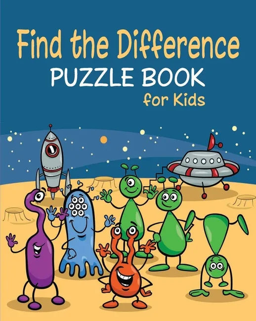 Find the Difference Puzzle Book for Kids: Spot the Differences Between Two Pictures - Paperback