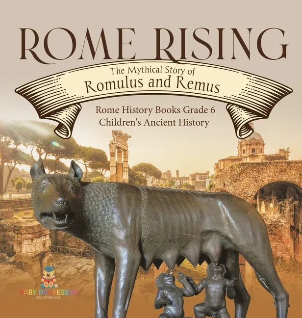 Rome Rising: The Mythical Story of Romulus and Remus Rome History Books Grade 6 Children's Ancient History - Hardcover