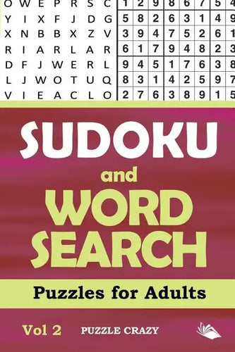Sudoku and Word Search Puzzles for Adults Vol 2 - Paperback