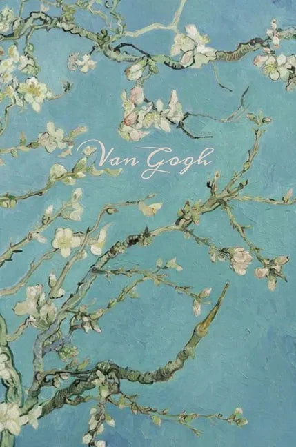 Van Gogh: Almond Blossoms, Hardcover Journal Writing Notebook Diary with Dotted Grid, Lined, & Blank Vintage Paper Style Pages - Hardcover