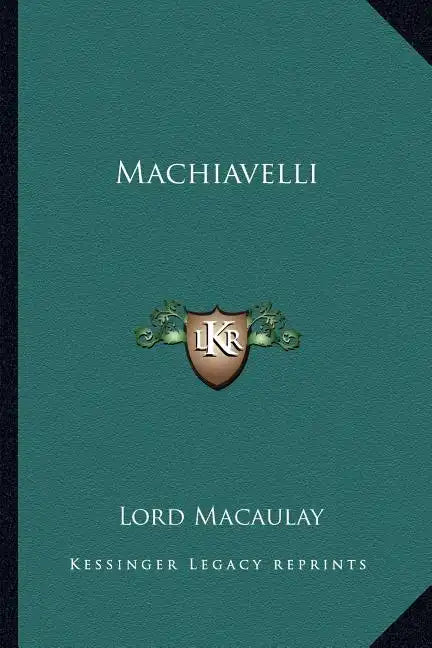 Machiavelli - Paperback