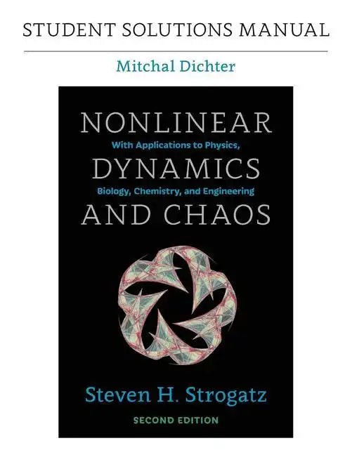 Student Solutions Manual for Nonlinear Dynamics and Chaos, 2nd Edition - Paperback
