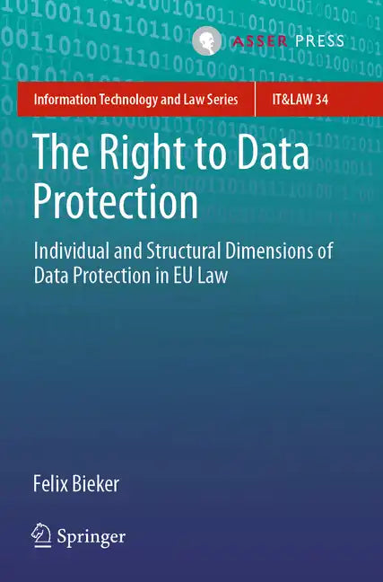 The Right to Data Protection: Individual and Structural Dimensions of Data Protection in Eu Law - Paperback