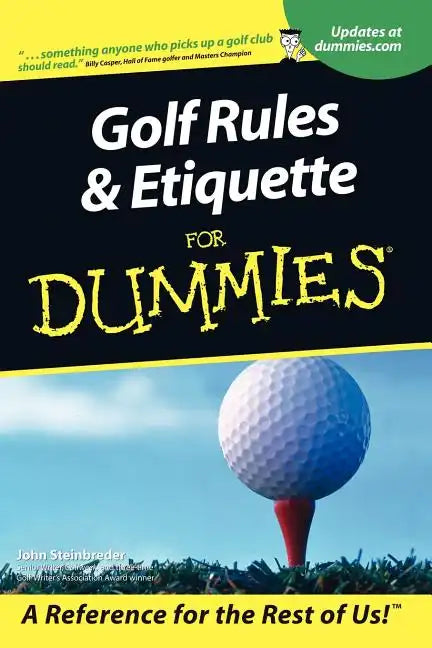 Golf Rules and Etiquette for Dummies - Paperback