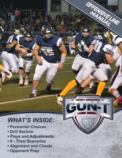 Gun T RPO Offensive Line - Paperback