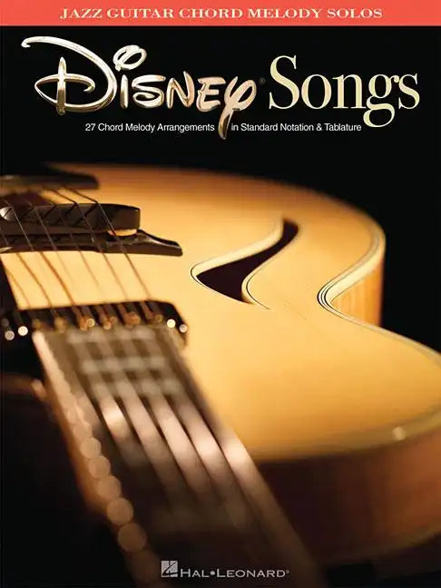 Disney Songs: Jazz Guitar Chord Melody Solos - Paperback