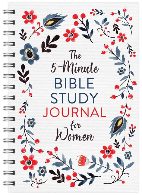 The 5-Minute Bible Study Journal for Women - Spiral