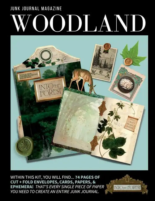 Junk Journal Magazine - Woodland - Paperback