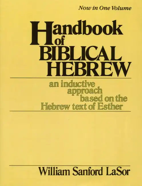 Handbook of Biblical Hebrew - Paperback