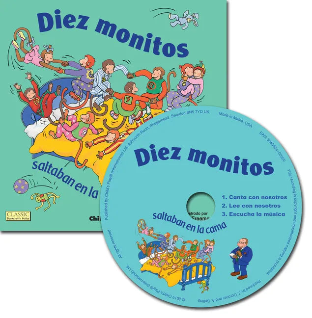 Diez Monitos Saltaban En La Cama - Paperback