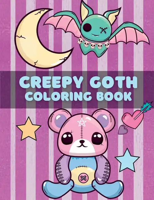 Creepy Goth Coloring Book - Paperback