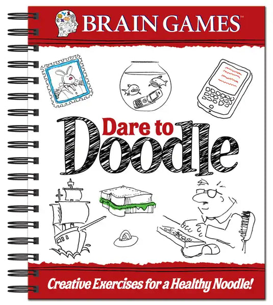 Brain Games - Dare to Doodle (Adult) - Spiral