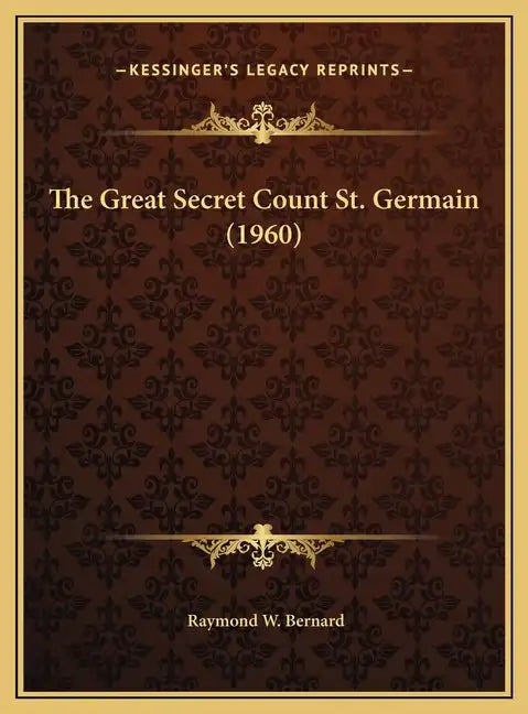 The Great Secret Count St. Germain (1960) - Hardcover