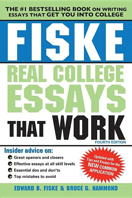 Fiske Real College Essays That Work - Paperback