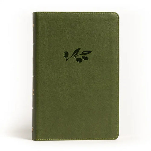 NASB Large Print Personal Size Reference Bible, Olive Leathertouch - Imitation Leather