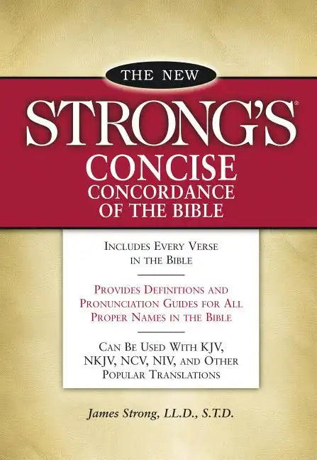 New Strong's Concise Concordance of the Bible - Paperback