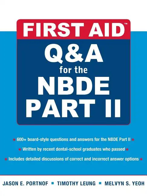 First Aid Q&A for the Nbde Part II - Paperback