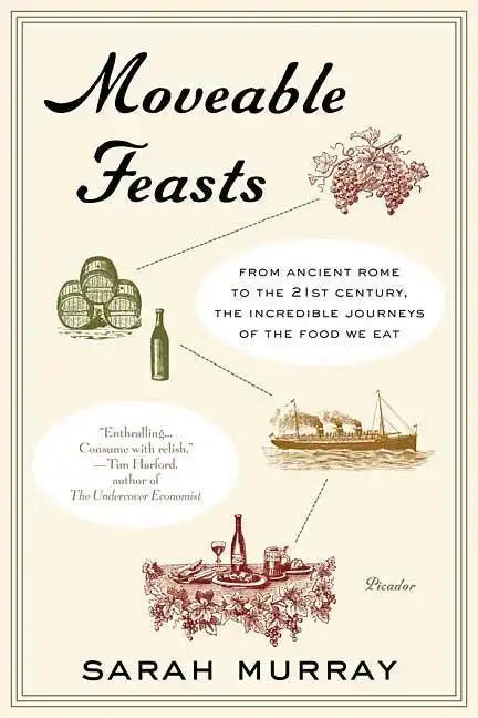 Moveable Feasts: From Ancient Rome to the 21st Century, the Incredible Journeys of the Food We Eat - Paperback