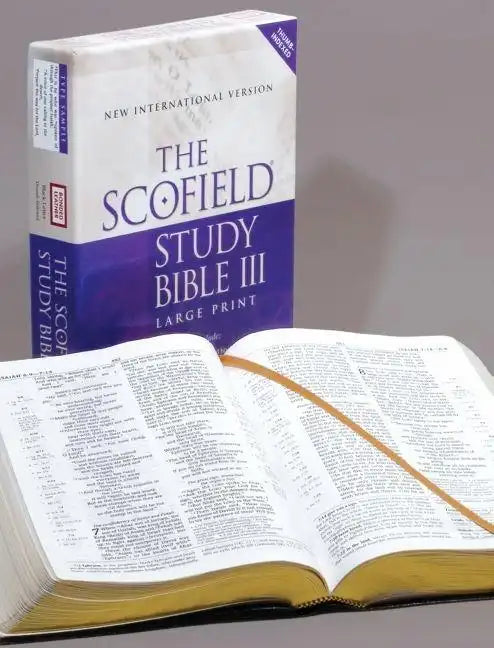 Scofield Study Bible III-NIV-Large Print - Bonded Leather