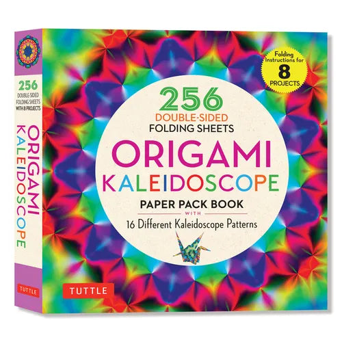 Origami Kaleidoscope Paper Pack Book: 256 Double-Sided Folding Sheets (Includes Instructions for 8 Models)