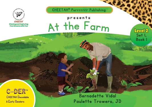 C-DER (Cheetah Decodable & Early Readers) Set 1, Book 1, At the Farm - Paperback