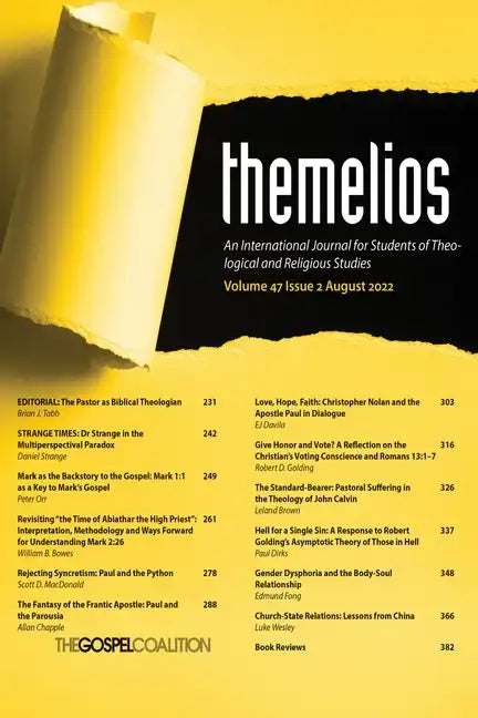 Themelios, Volume 47, Issue 2 - Paperback