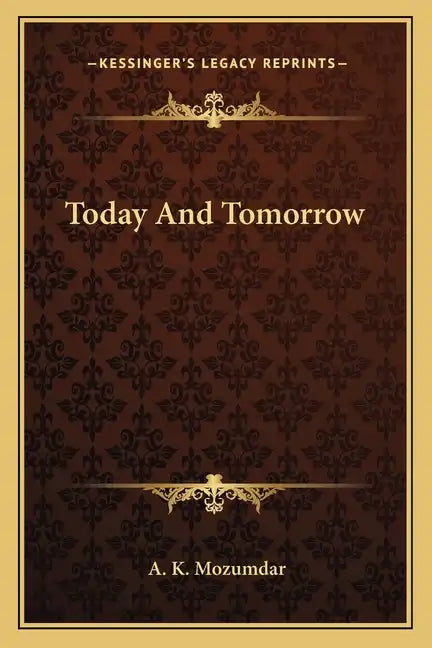 Today and Tomorrow - Paperback