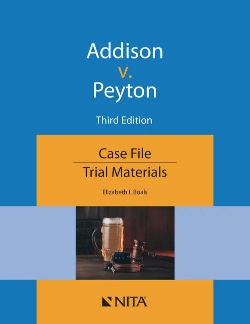 Addison V. Peyton: Case File - Paperback