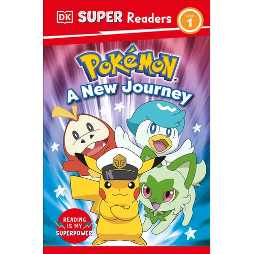 DK Super Readers Level 1 Pokémon a New Journey - Hardcover