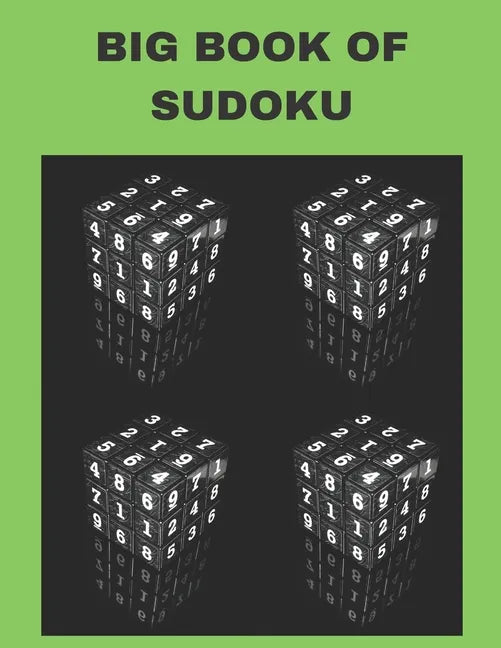 Big Book of Sudoku: Medium to Hard, Huge Bargain Collection, Collection of 1000 Puzzles and Solutions, Easy to Hard Puzzles for Adults - Paperback