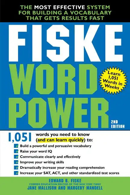 Fiske WordPower: The Most Effective System for Building a Vocabulary That Gets Results Fast - Paperback