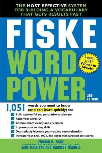 Fiske WordPower: The Most Effective System for Building a Vocabulary That Gets Results Fast - Paperback