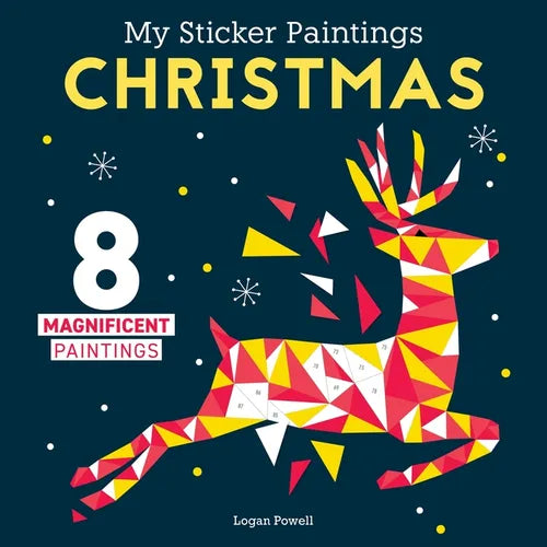 My Sticker Paintings: Christmas: 8 Magnificent Paintings (Happy Fox Books) for Kids 6-10 - Paperback