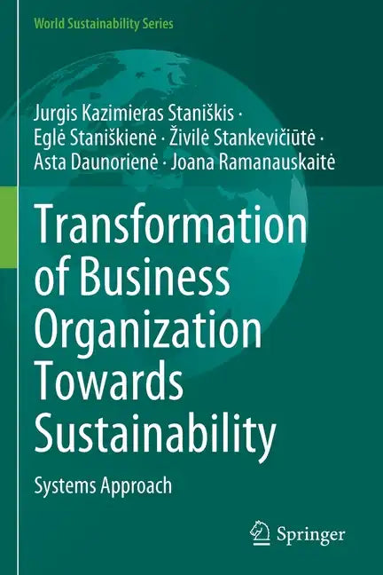 Transformation of Business Organization Towards Sustainability: Systems Approach - Paperback