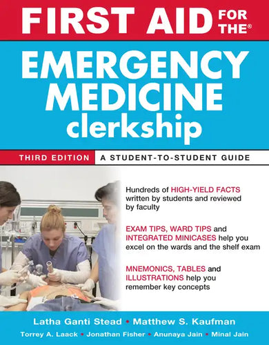First Aid for the Emergency Medicine Clerkship, Third Edition - Paperback
