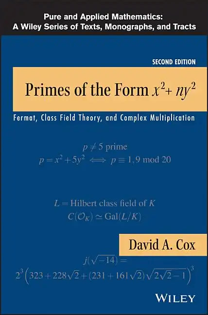 Primes of Form x2+ny2 2e - Paperback