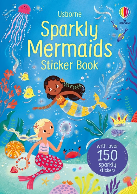 Sparkly Mermaids Sticker Book - Paperback