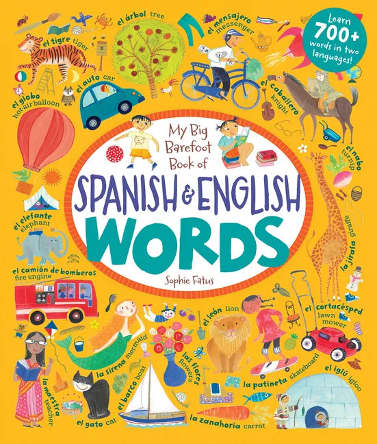 My Big Barefoot Book of Spanish & English Words - Hardcover