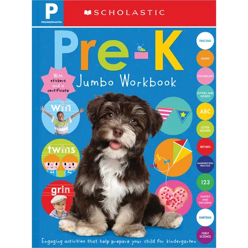 Pre-K Jumbo Workbook: Scholastic Early Learners (Jumbo Workbook) - Paperback