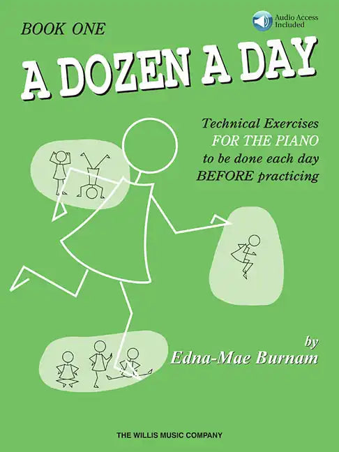 A Dozen a Day - Book 1 (Book/Online Audio) - Paperback