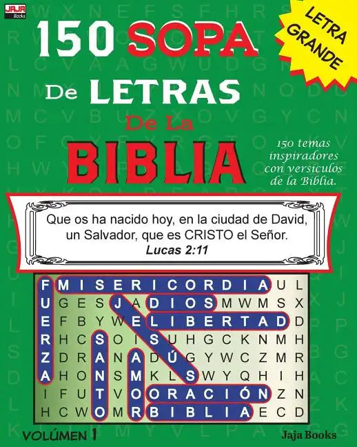 150 SOPA de LETRAS de la BIBLIA, Volúmen 1 - Paperback