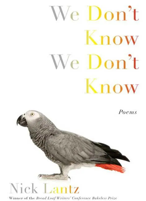 We Don't Know We Don't Know: Poems - Paperback