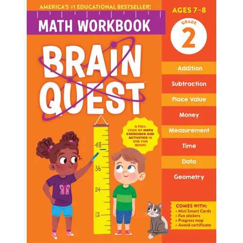 Brain Quest Math Workbook: 2nd Grade - Paperback
