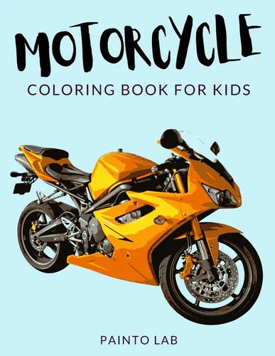Motorcycle Coloring Book for Kids - Paperback