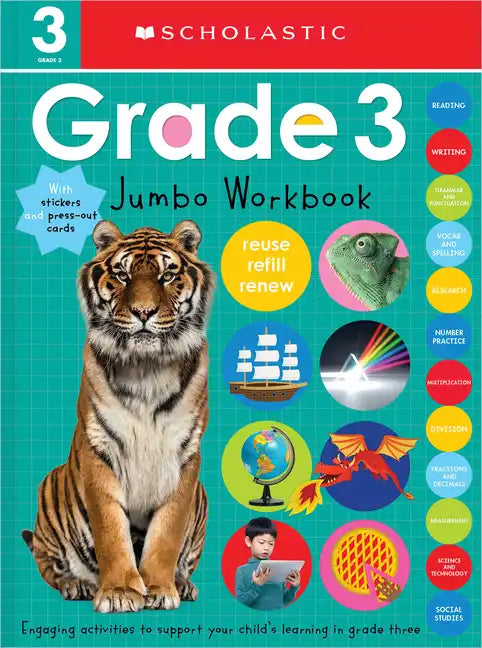 Third Grade Jumbo Workbook: Scholastic Early Learners (Jumbo Workbook) - Paperback